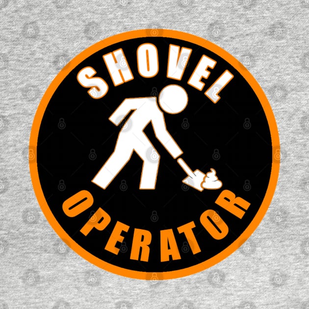 Shovel Operator - Poop by  The best hard hat stickers 